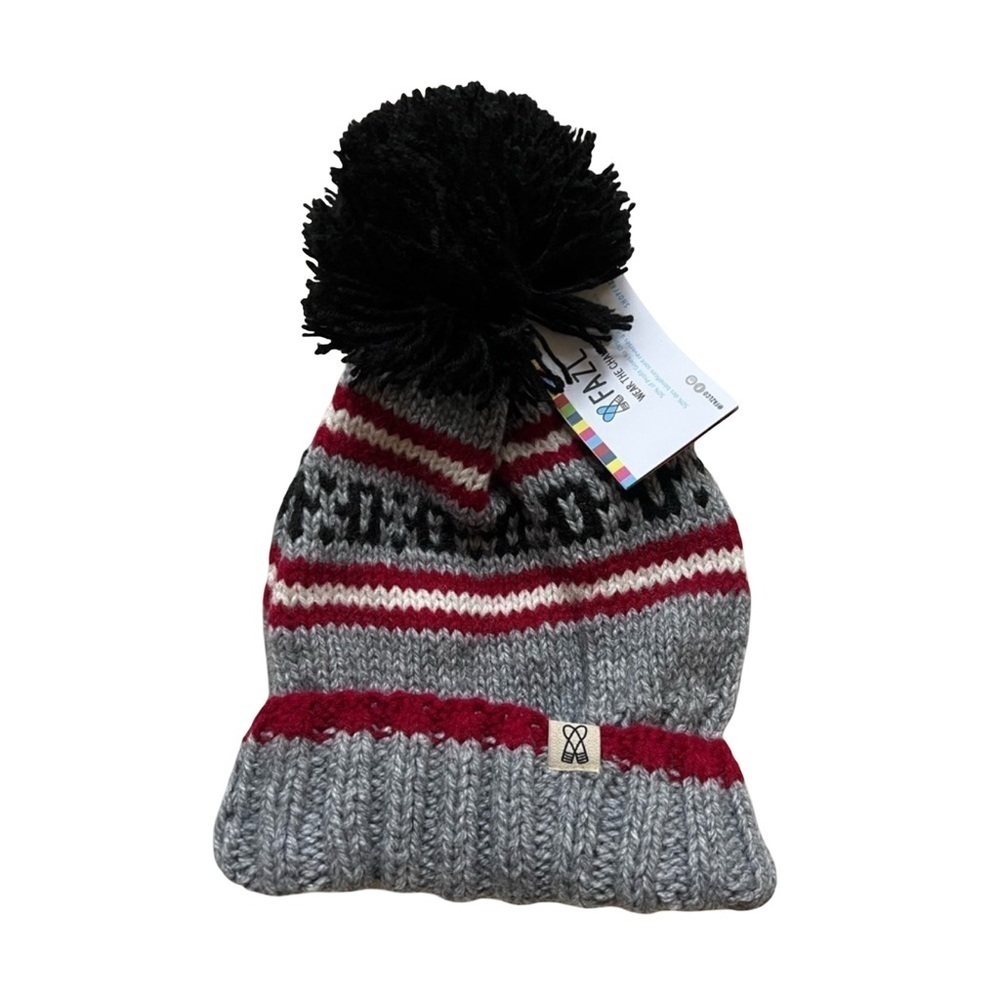 NWT Fazl Toque Handmade Wool Winter Cottagecore Cozy Warm Beanie Ethical Casual